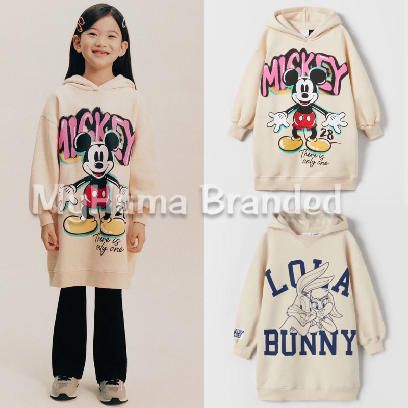 Dress Sweatshirt Hoodie Anak Perempuan Zara