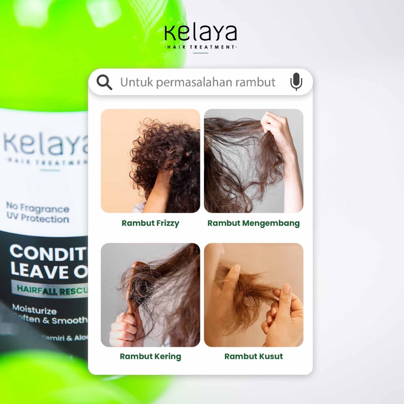 KELAYA CONDITIONER Leave On 250ml kelaya conditioner kondisioner Kelaya tanpa bilas