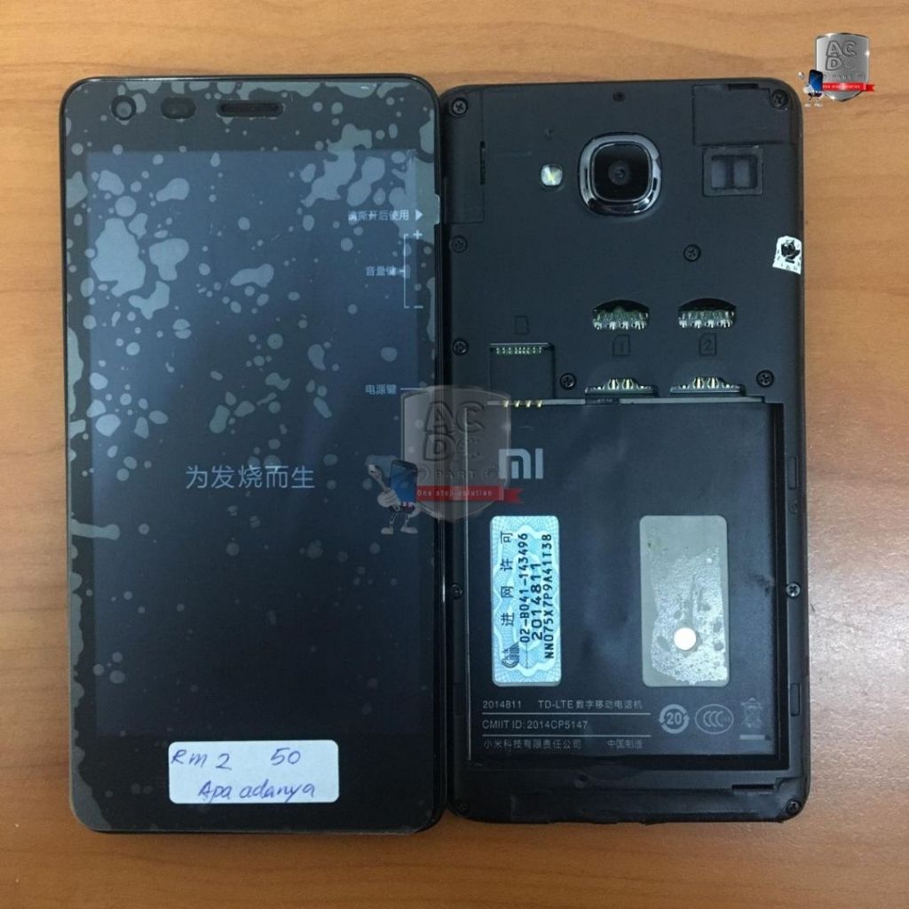 HANDPHONE RUSAK XIAOMI REDMI 2 ORIGINAL BATANGAN