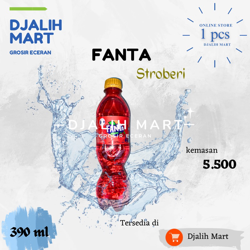 

fanta Stroberi 390ml