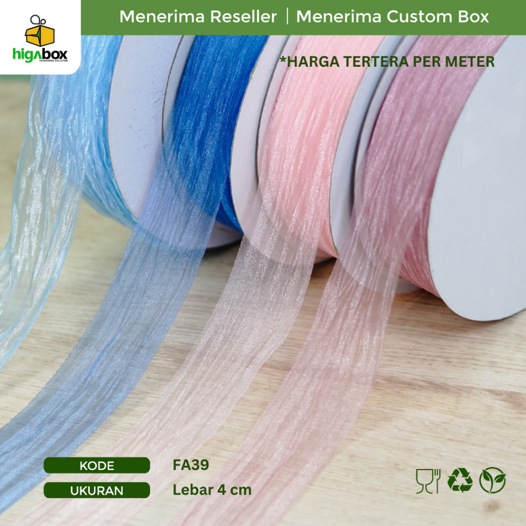 

Pita Import Nilon / Pita balon, Pita Kado, Pita Bunga | FA39 - FA40