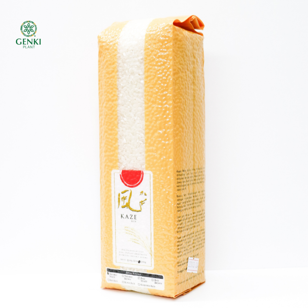 

Kaze Japonica White Rice Zero Sugar / Japanese Rice / Beras Jepang Nil Sugar - 1 kg