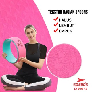 SPEEDS Yoga Wheel Alat Bantu Roda Yoga Tulang Rileks punggung Gym 30cm 019-12