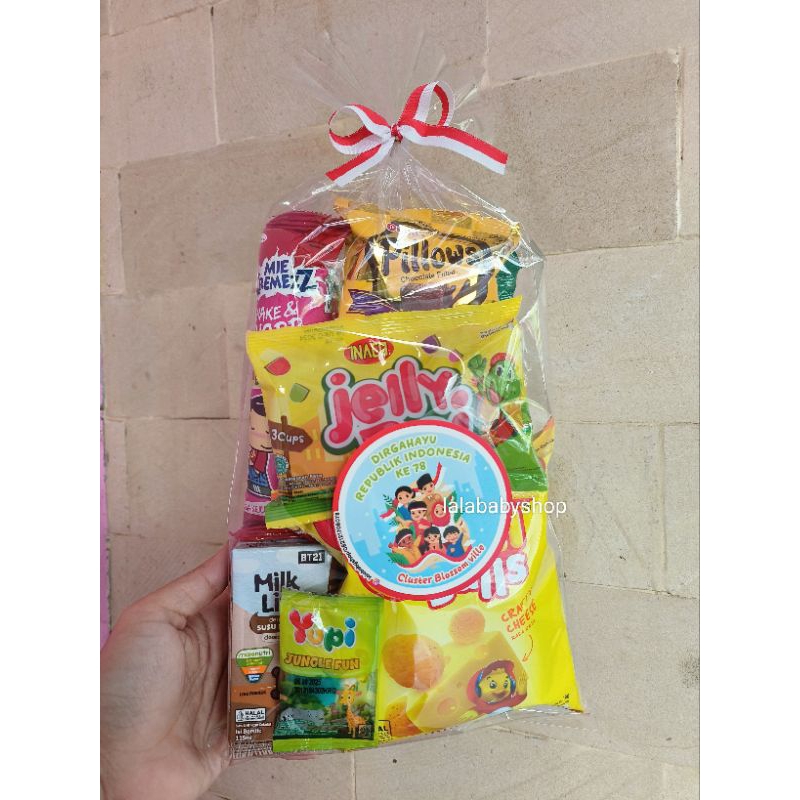 

paket snack anak premium CUSTOM / souvenir snack ultah / goodiebag custom