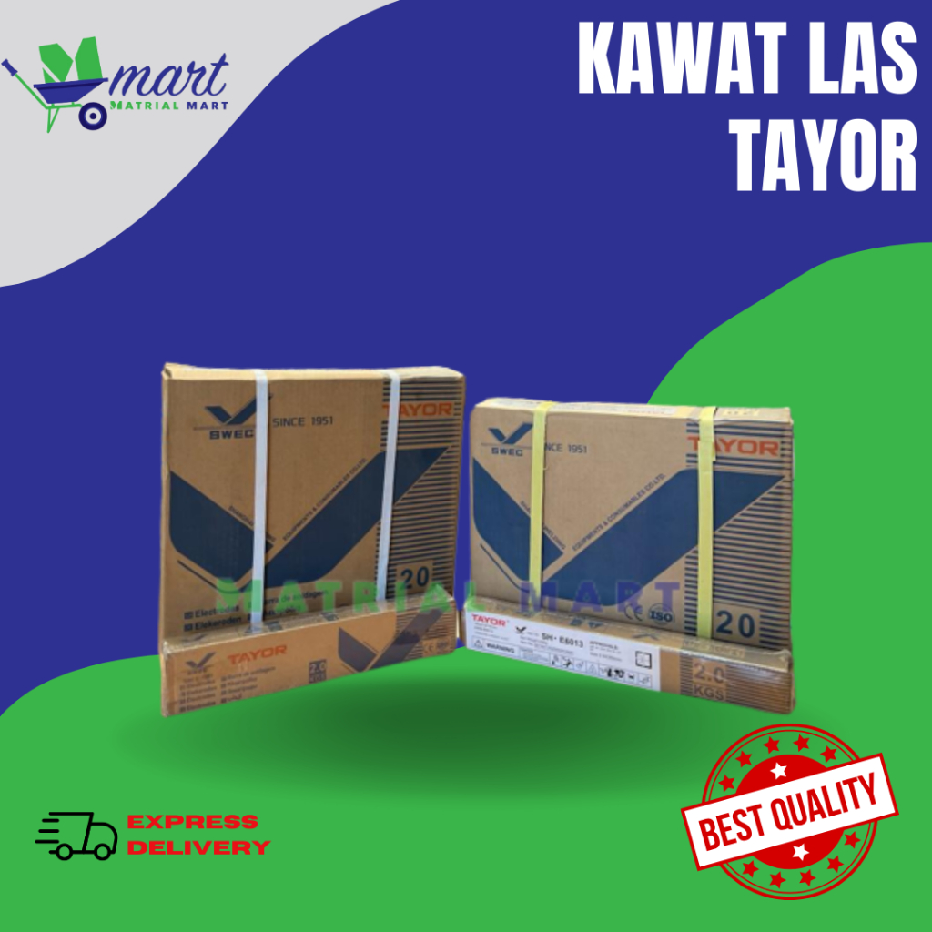 Kawat Las Tayor Elektroda 2.6mm 2.0mm E6013 2kg