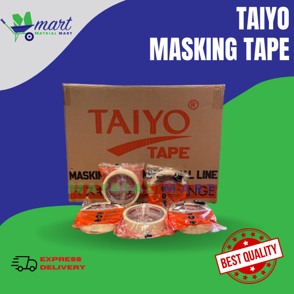 

Lakban Kertas Masking Tape Solatip 24mm x 17m/Taiyo