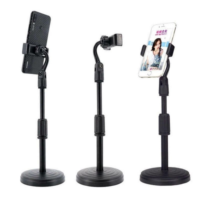 MICROPHONE STANDS LIVE BRODCAST UNIVERSAL ALL TIPE HP FOR ZOOM MEETING L-7