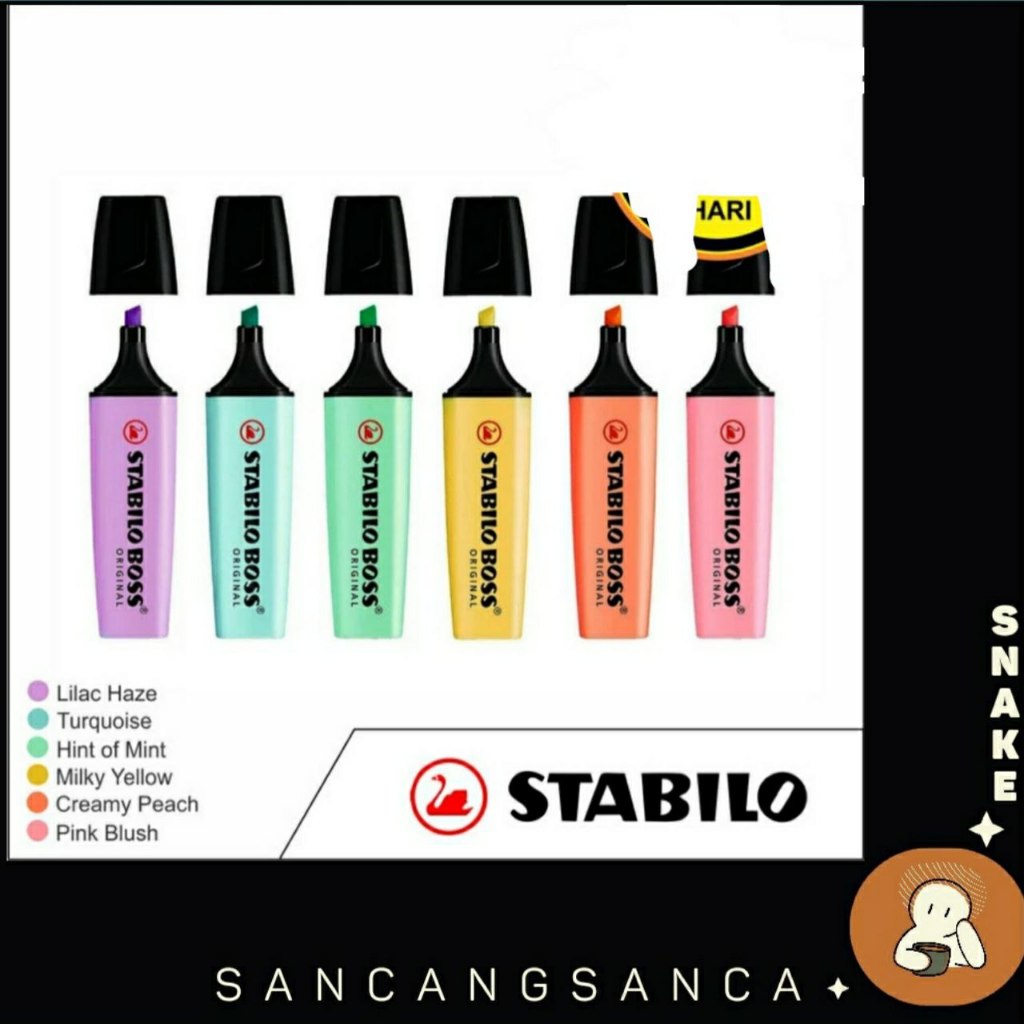 

Stabilo Boss Pastel Colors- Cloudy Blue