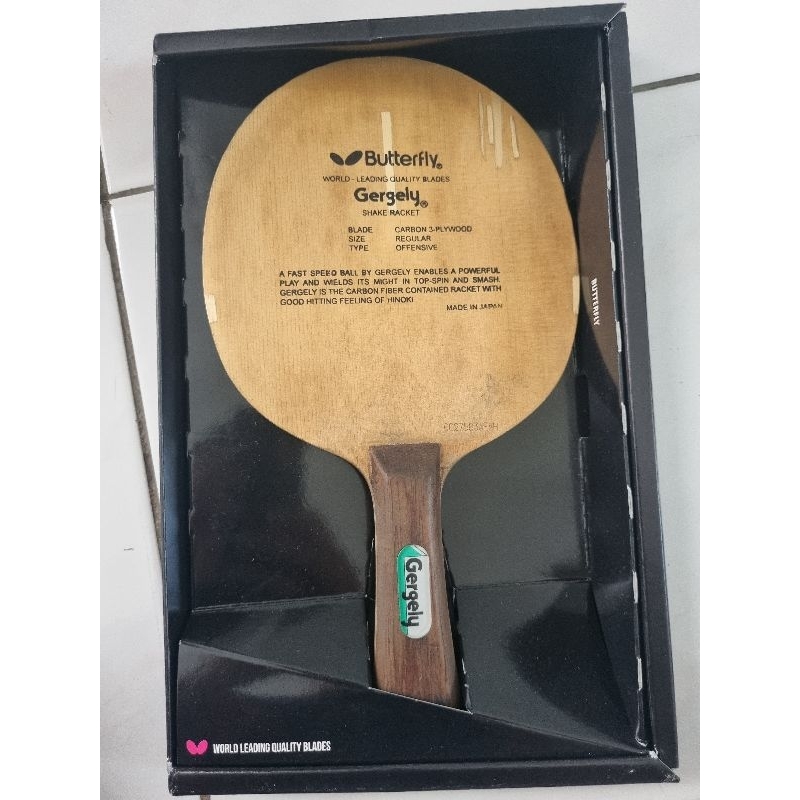 Terlangka blade pingpong Tenis meja Gergely Black Tag ORI