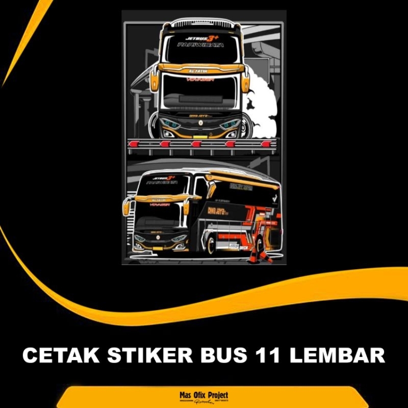 

STIKER BUS BASURI 11 LEMBAR