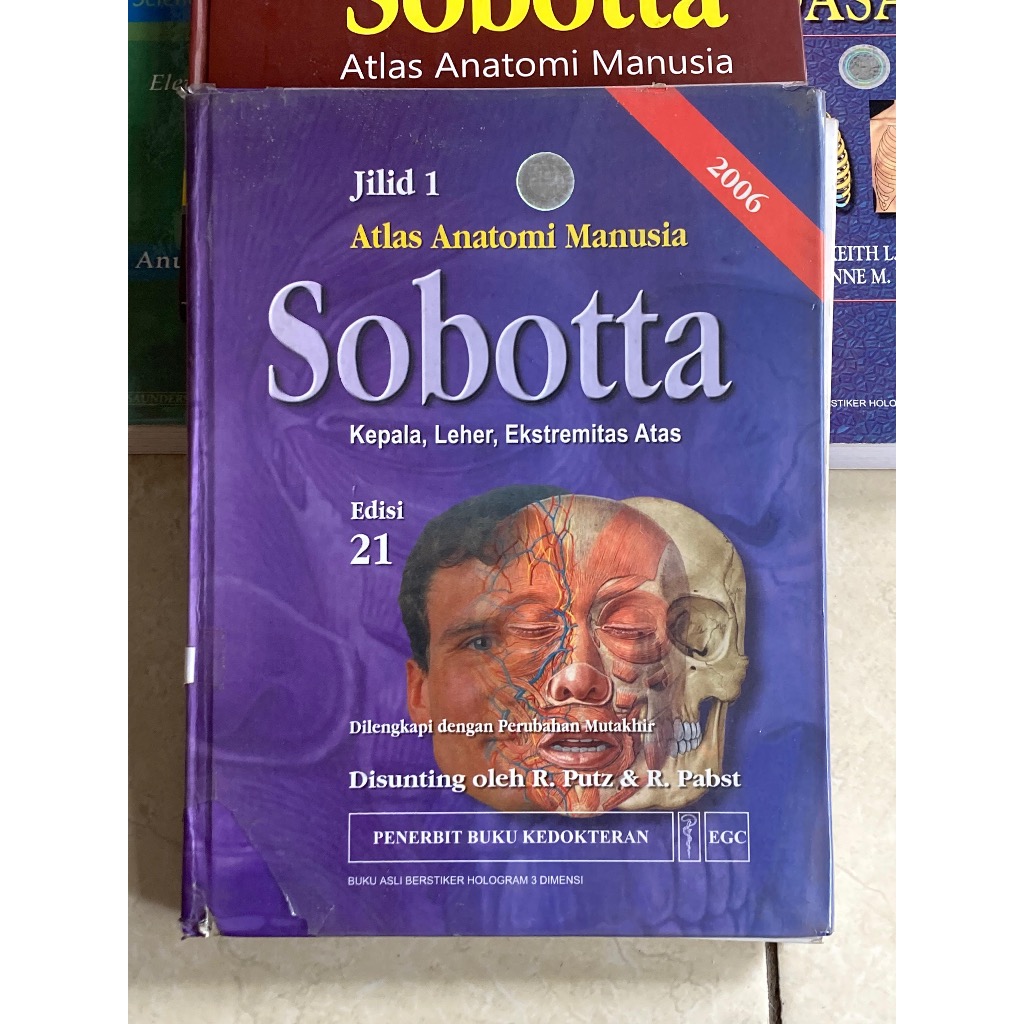 PRELOVED Sobotta Edisi 21 Original Jilid 1 (Kepala, Leher, dan Ekstrimitas Atas)