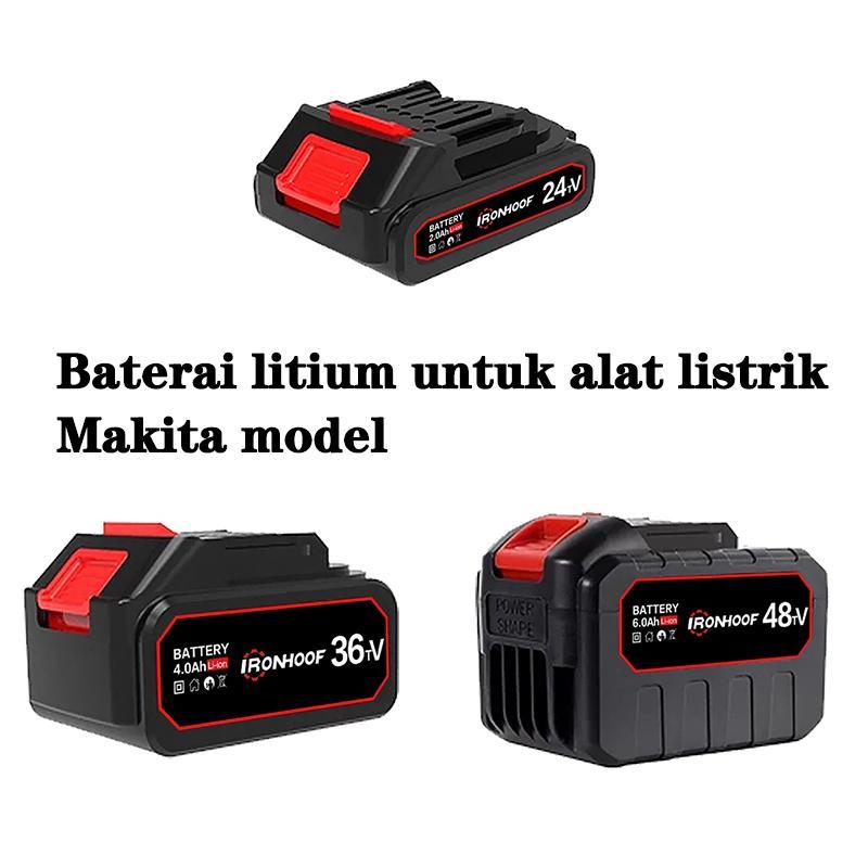 24V 36V 48V Baterai Litium Berlaku untuk Jet Cleaner，Impact Wrench，Chainsaw