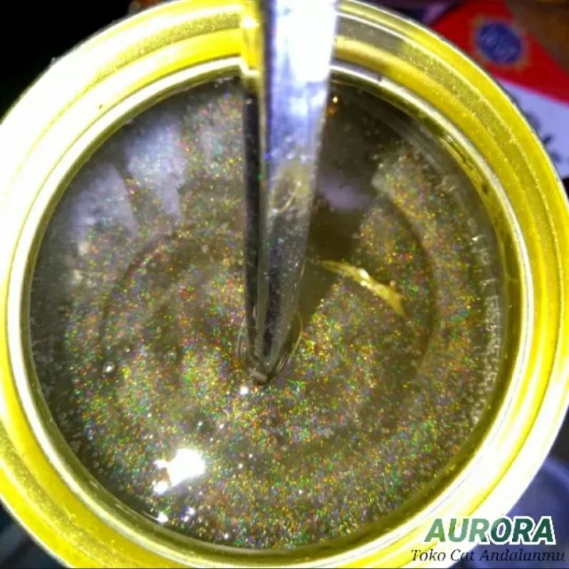 Clear Hologram Lux Multiflect Penta Super Gloss Gliter Pelangi Warna Warni Rainbow Renbo Xiralic