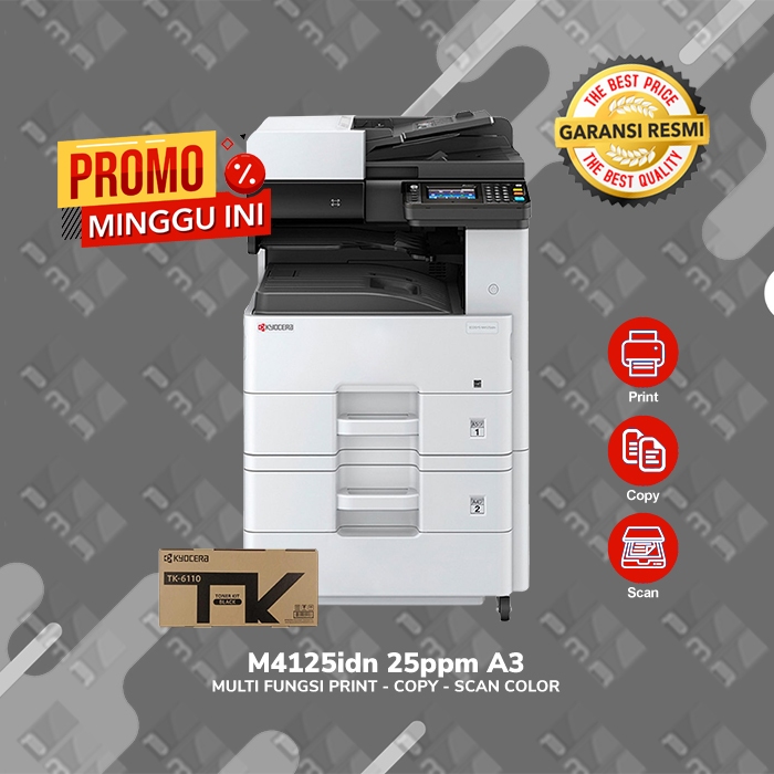 Mesin Fotocopy Printer Hasil Terbaik Kuat Murah Kyocera M4125idn