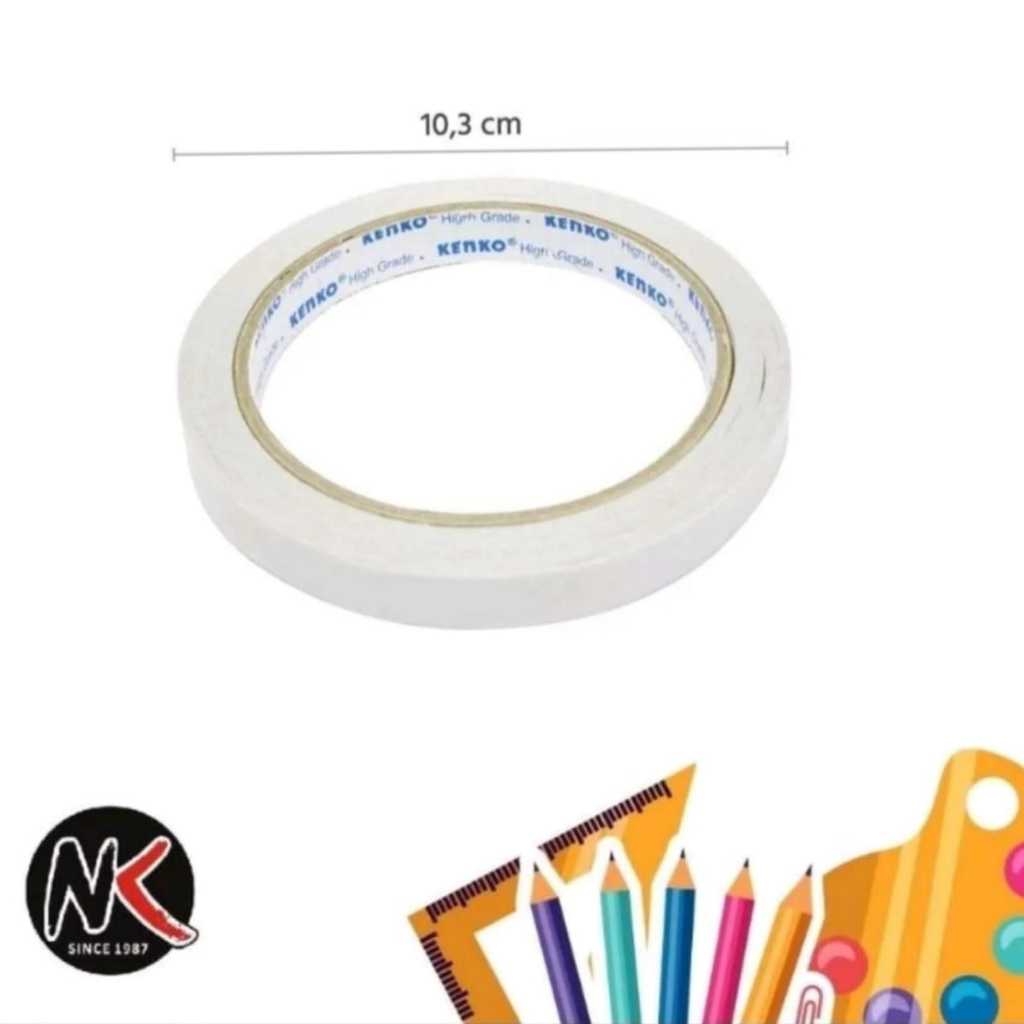 

Perekat Dua Sisi/Double Tape KENKO 1/2 Inch