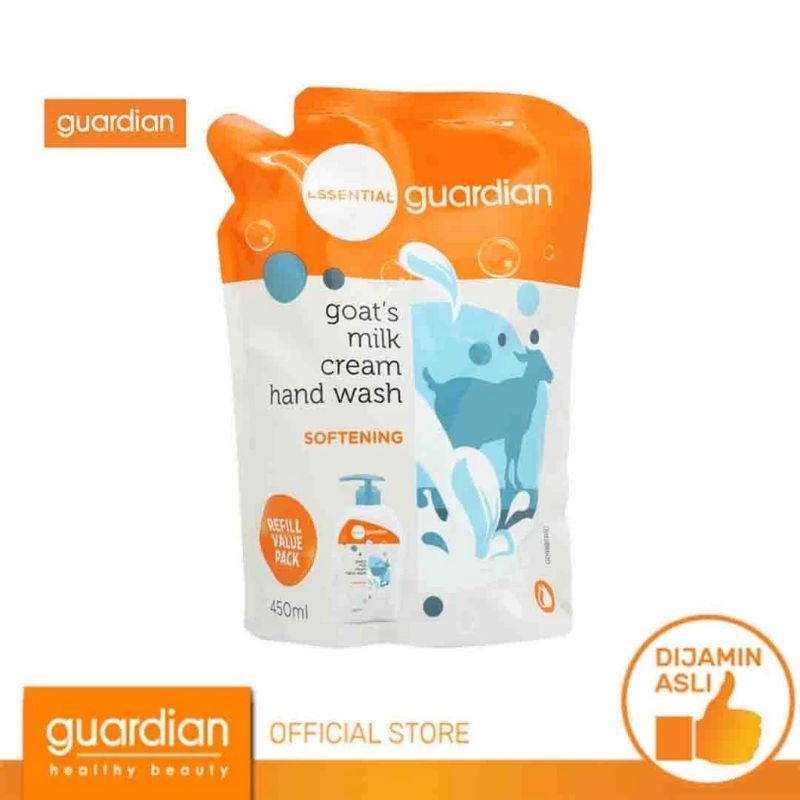 guardian essential goat milk moisturising cream hand wash Refill