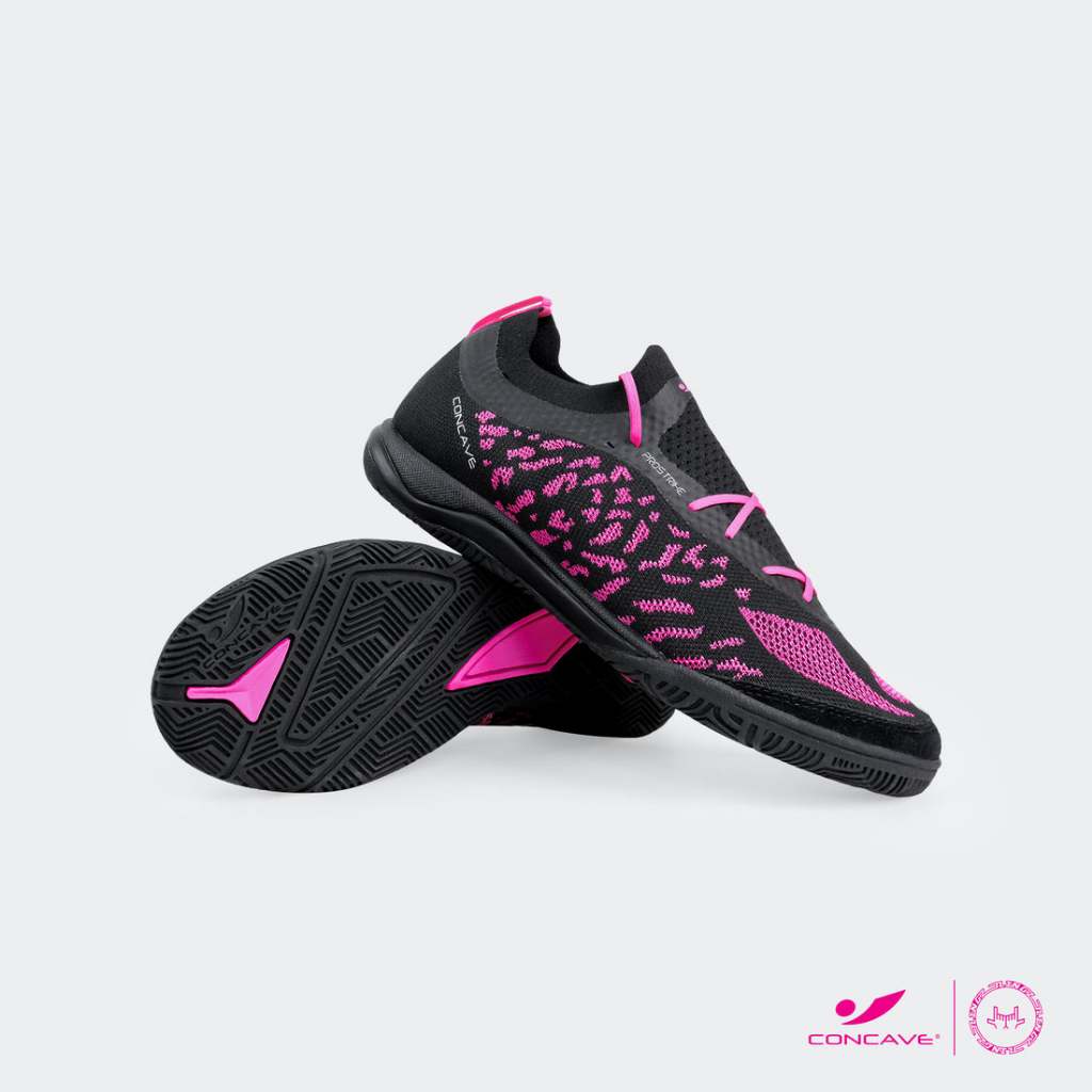 Sepatu Futsal Concave Volt IN - Black Pink Original | Sepatu Concave