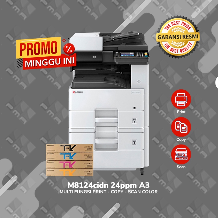 Fotocopy Printer Murah Kuat Kyocera M8124cidn Pilar Mas Official Store