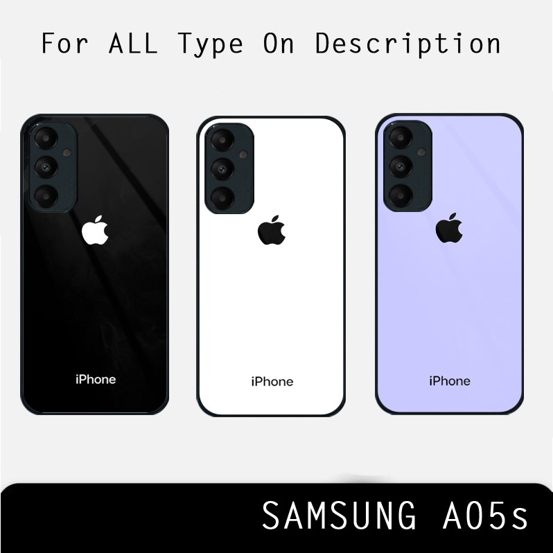 Softcase Mirror Glass Samsung A05s Terbaru [KC21] - Case HP Samsung A05S - Kesing Samsung A05s Terba