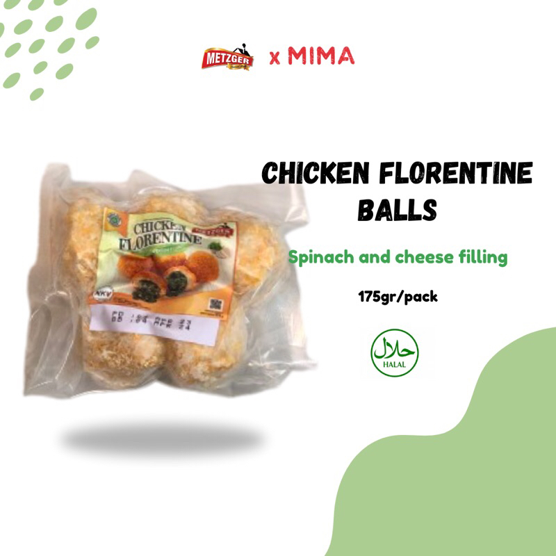 

Metzger Halal Gorengan Bola Ayam Isi Bayam Chicken Florentine Spinach Cheese