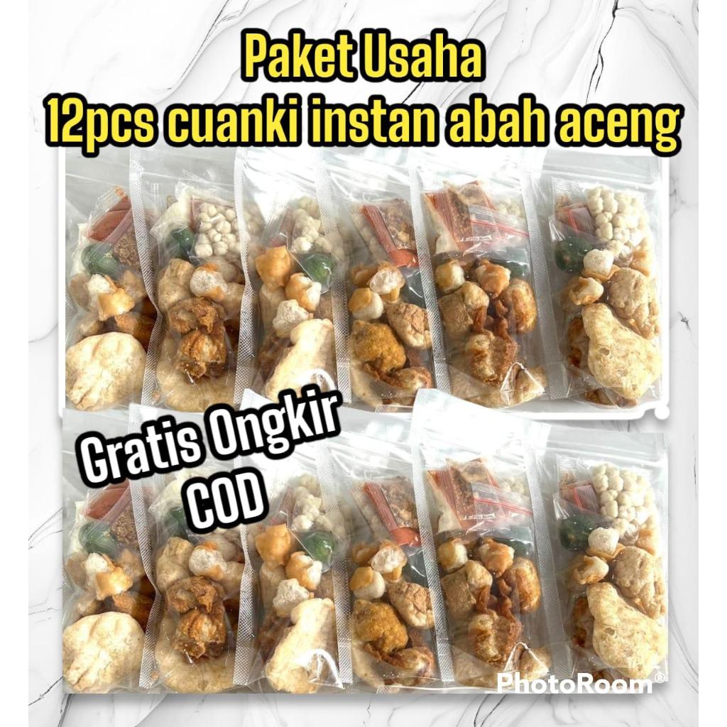 

PAKET USAHA 12 BKS CUANKI INSTAN ABAH ACENG