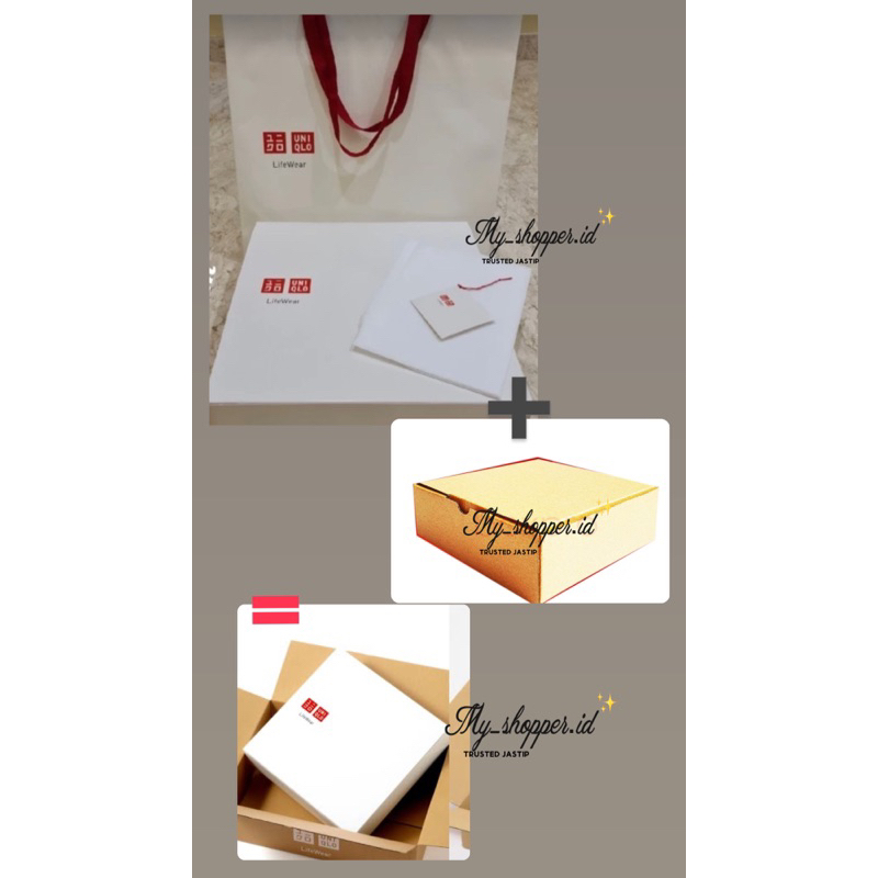 

tambahan gift box uniqlo (WAJIB DISERTAI ORDER PRODUCT)