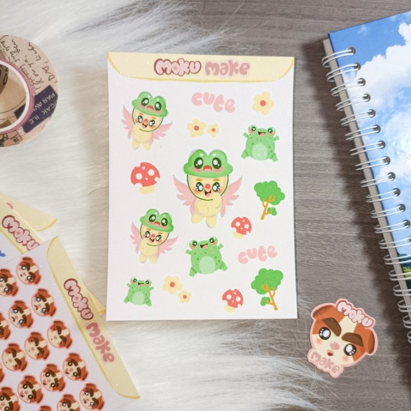 

Stiker Lucu/ Stiker Karakter/ Stiker Glitter tahan air/ Stiker Anak/ Stiker Mainan/ Sticker Motif Varian 4
