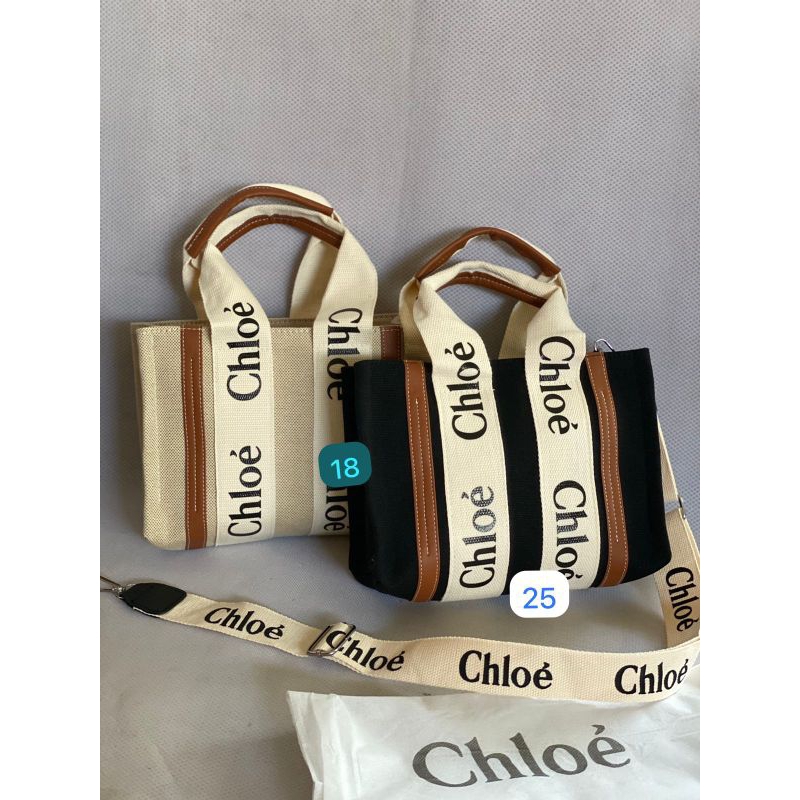 Chloe Woody Tote bag / tas tote / tas kerja / tas kantor / tas fashion / tas wanita / tas branded / 