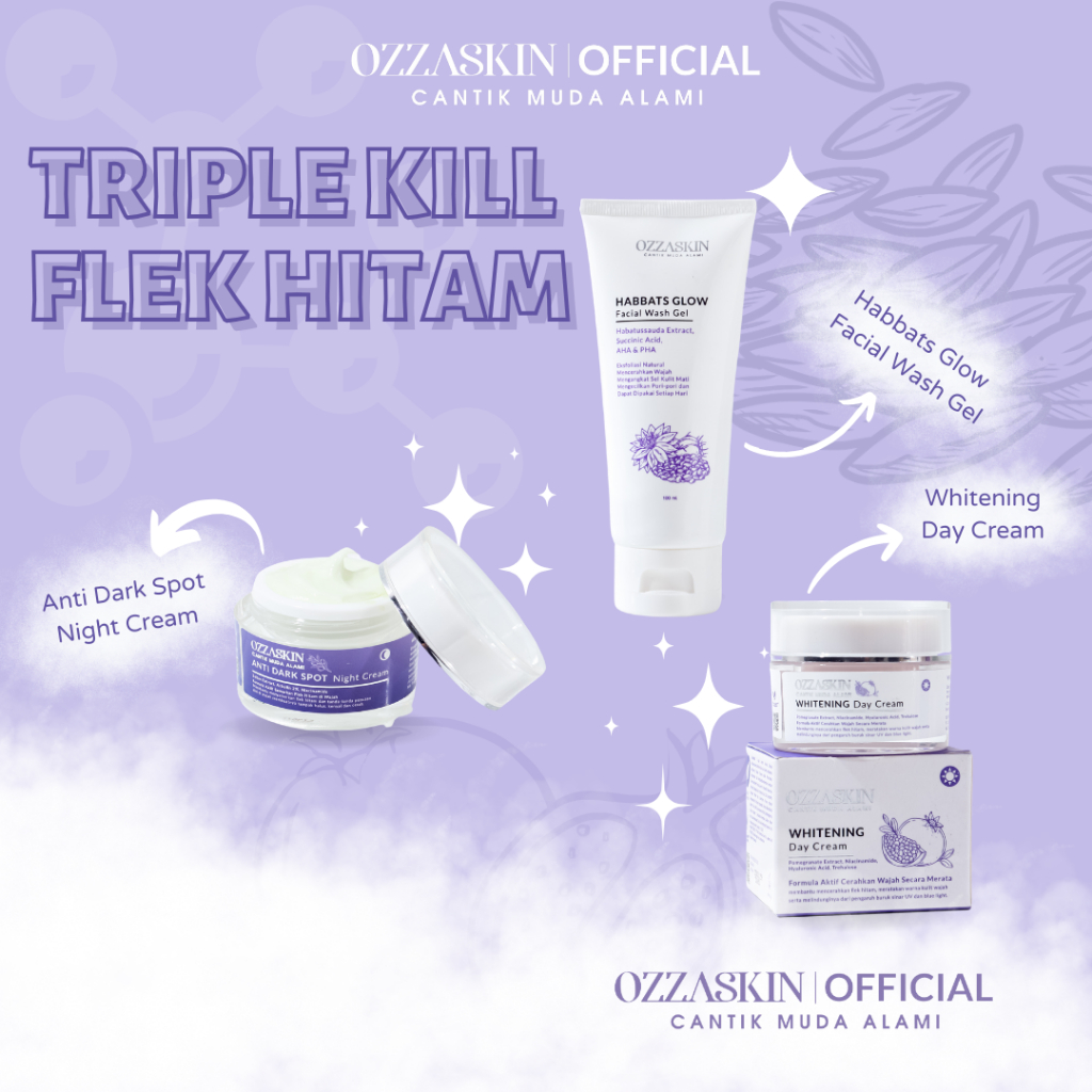 [Launching Ozzaskin] Perawatan Basic Flek Treatment Ozzaskin Skincare By Oki Setiana Dewi OZZASKIN OFFICIAL