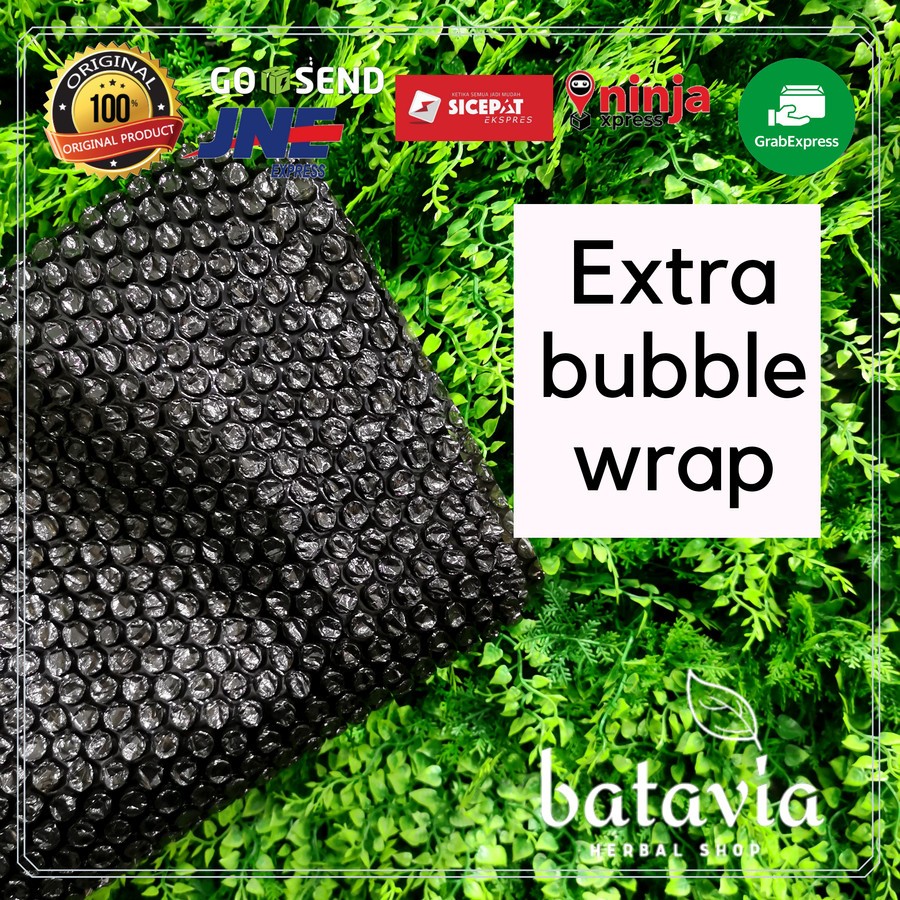 

EXTRA BUBBLE WRAP UNTUK PEMBELIAN BARANG DI BATAVIASHOP CLOSET
