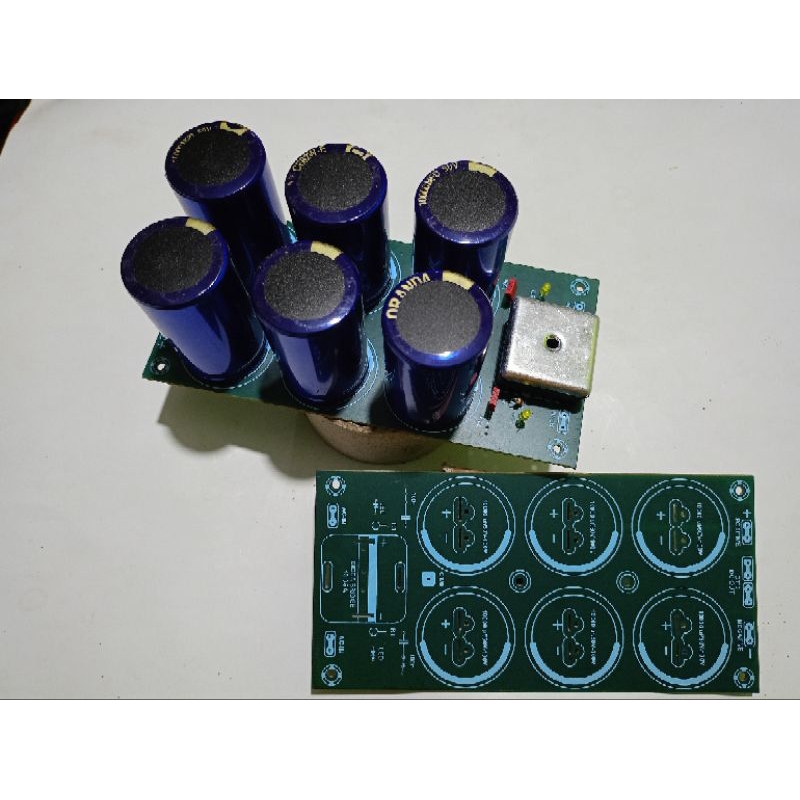 KIT POWER SUPLAY PSU POWER BANK 6 ELCO 10.000 uf - 50 VOLT ORANDA.. KIT PSU POWER SUPLAY 6 ELCO / KI
