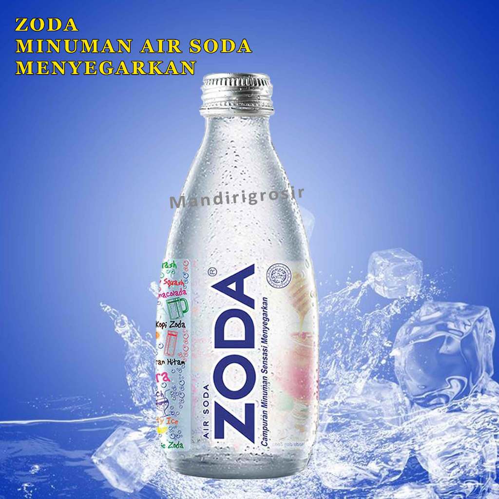 

Minuman Beverages * Zoda * Air Soda Kemasan Botol * 250ml