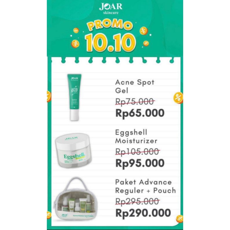 Paket Promo Pounch Advans Joar skincare