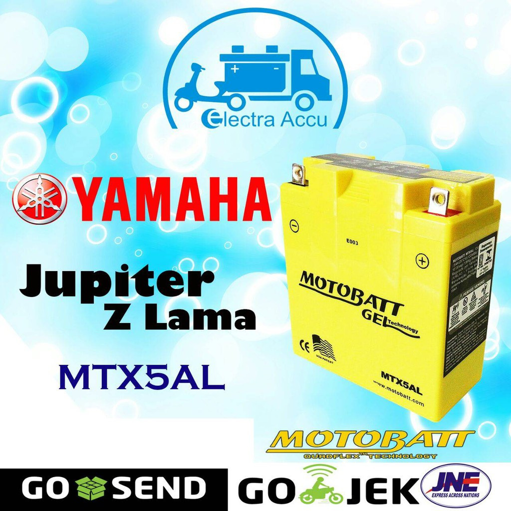 AKI MOTOBATT MTX5AL JUPITER Z GRAND FIZR  MIO LAMA MEGAPRO PRIMUS SUPRA ( FULL KERING)