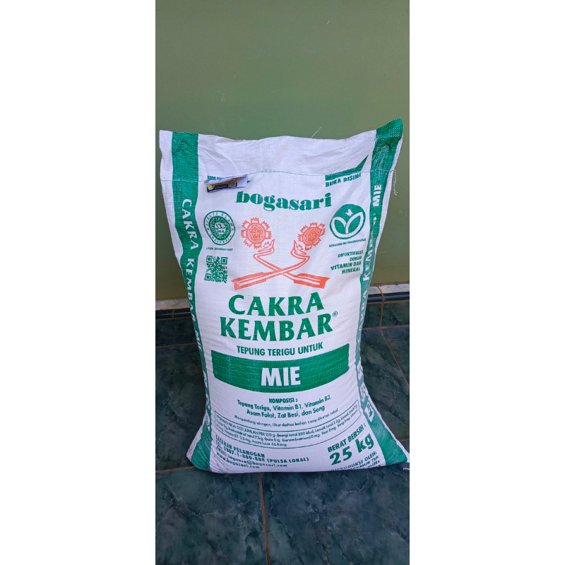 

TEPUNG CAKRA KEMBAR FOR MIE 25Kg