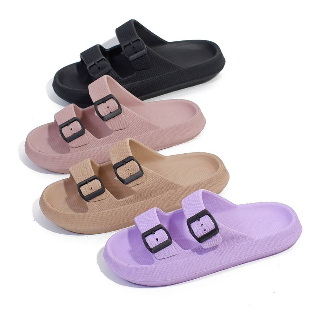 Sandal Selop Karet Wanita Jelly Empuk Sendal Slop Jely Rumah Cewek Perempuan Dewasa Kekinian