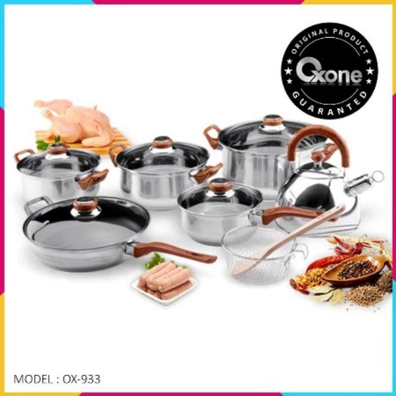OXONE Panci Set Cookware 12+2Pcs OX-933