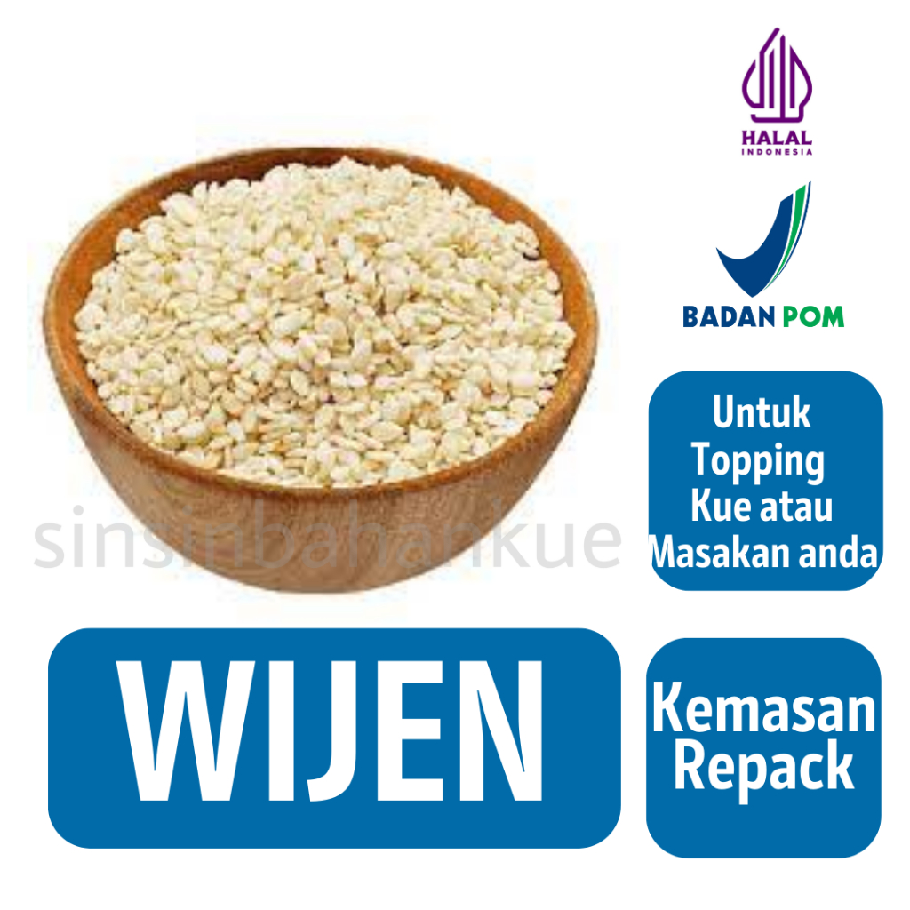 

Wijen Putih Kemasan Repack [250g]