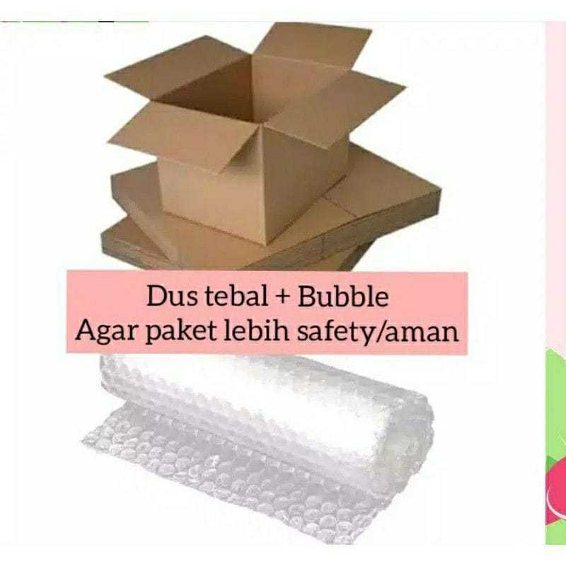 

Tambahan packing (dus/bubble wrap)