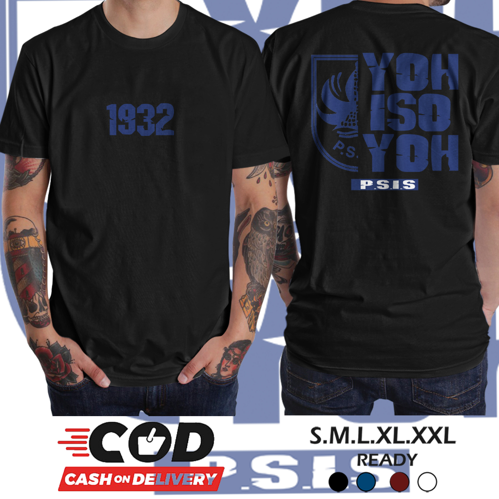 Baju Kaos Atasan Tshirt Ts T Shirt Kaus Aksesoris Atribut Suporter Psis Semarang Fans Football Cultu