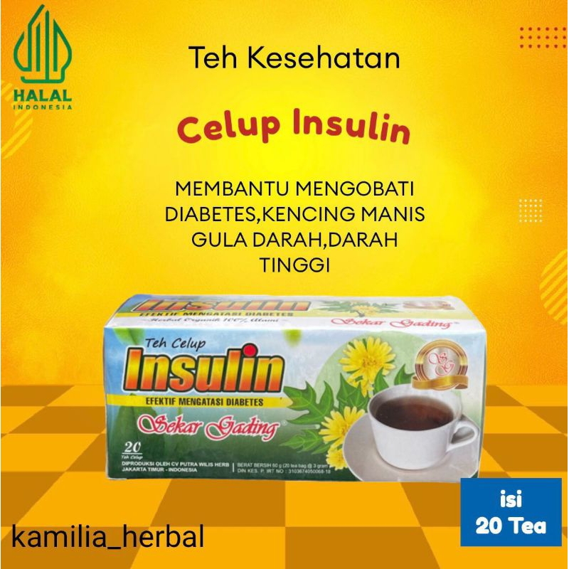 

Teh Celup Insulin-Yakon Sekar Gading/Teh Diabetes - Kencing Manis