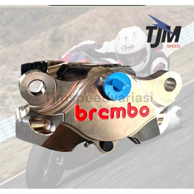 Kaliper Brembo 2P P2 CNC Nickel Plated Ori Italy