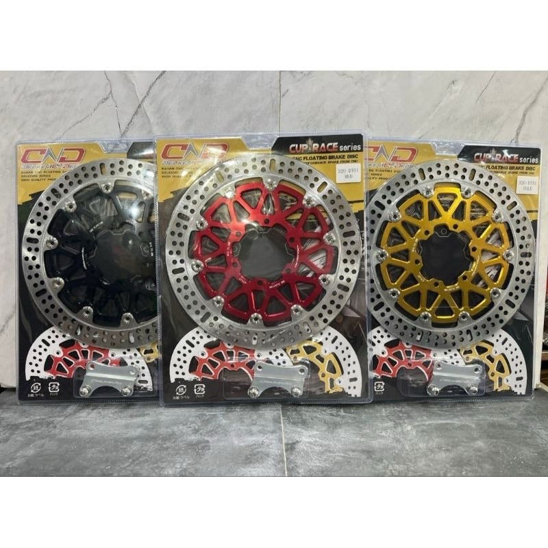 PIRINGAN DEPAN CAKRAM DELKEVIC 320MM DT01 SCORPIO CNC FLOATING BRAKE DISK DISC DISCBRAKE DISKBRAKE 320 MM LUBANG BAUT 6