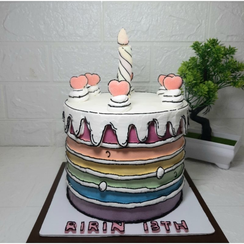 

Cartoon cake / Comic cake
