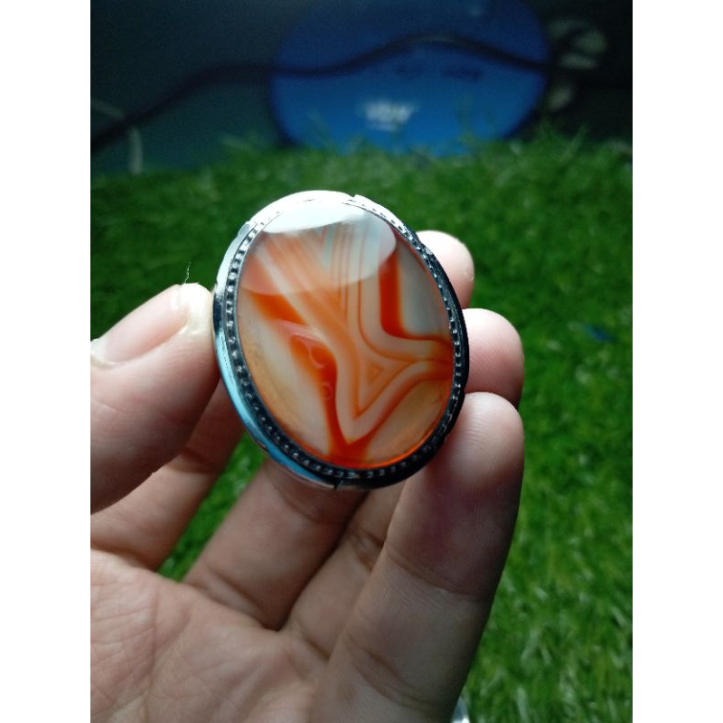 batu cincin motip lam alif