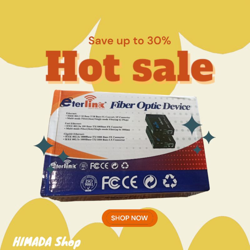 NETLINK HTB AB Konverter FO sepasang