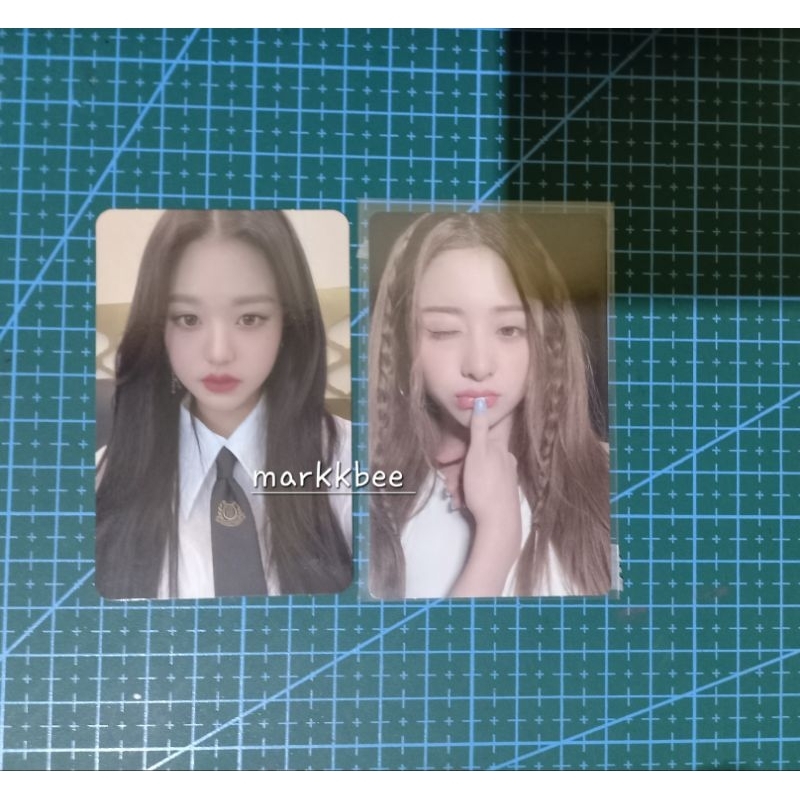 wonyoung wony tie dasi one reeler act photocard pc