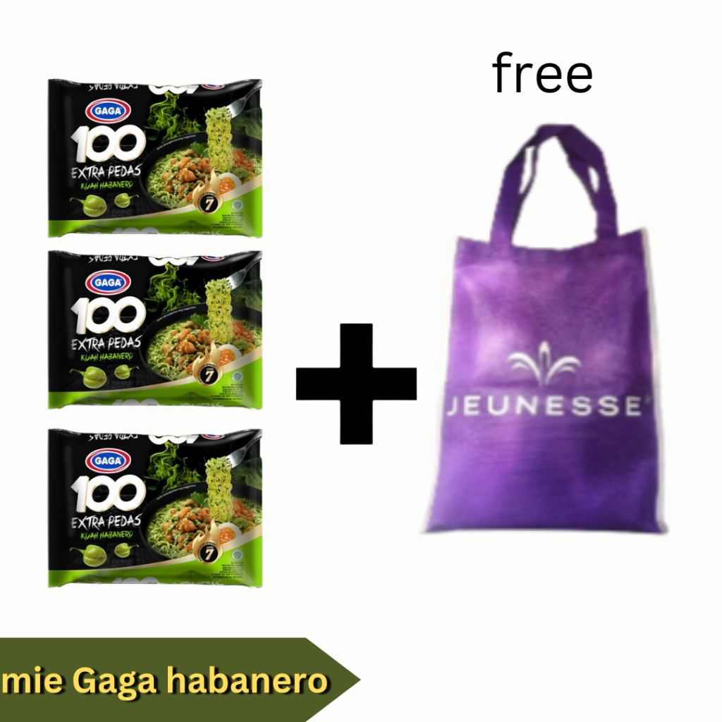 

Mie Gaga Habanero Gaga 100 Extra pedas - FREE TAS