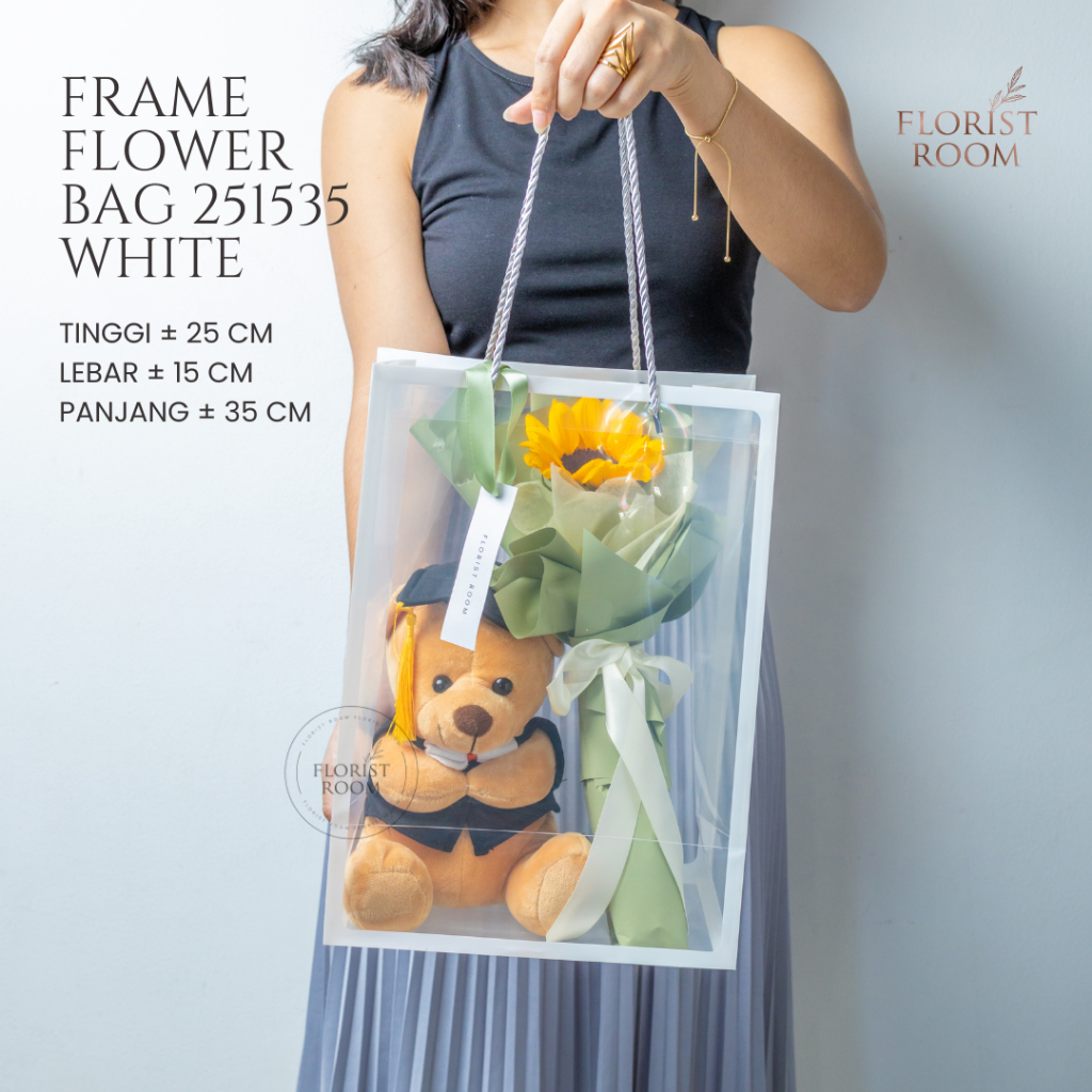 

HANYA TAS - Frame Flower Bag - Tas Bunga Hadiah - Flower Bag - Goodie Bag Birthday