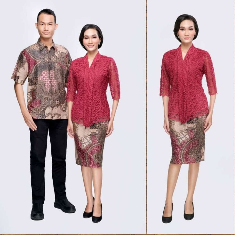 Batik couple rok n blus brokat SKJ